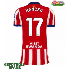 Atletico Madrid David Hancko #17 Hemmatröja Kvinnor 2026-27 Kortärmad